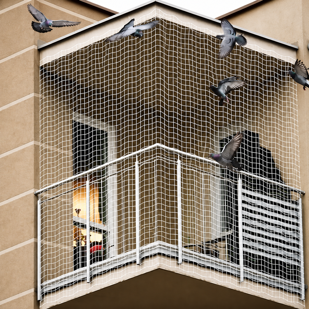 Pigeon Safety Net for Balcony