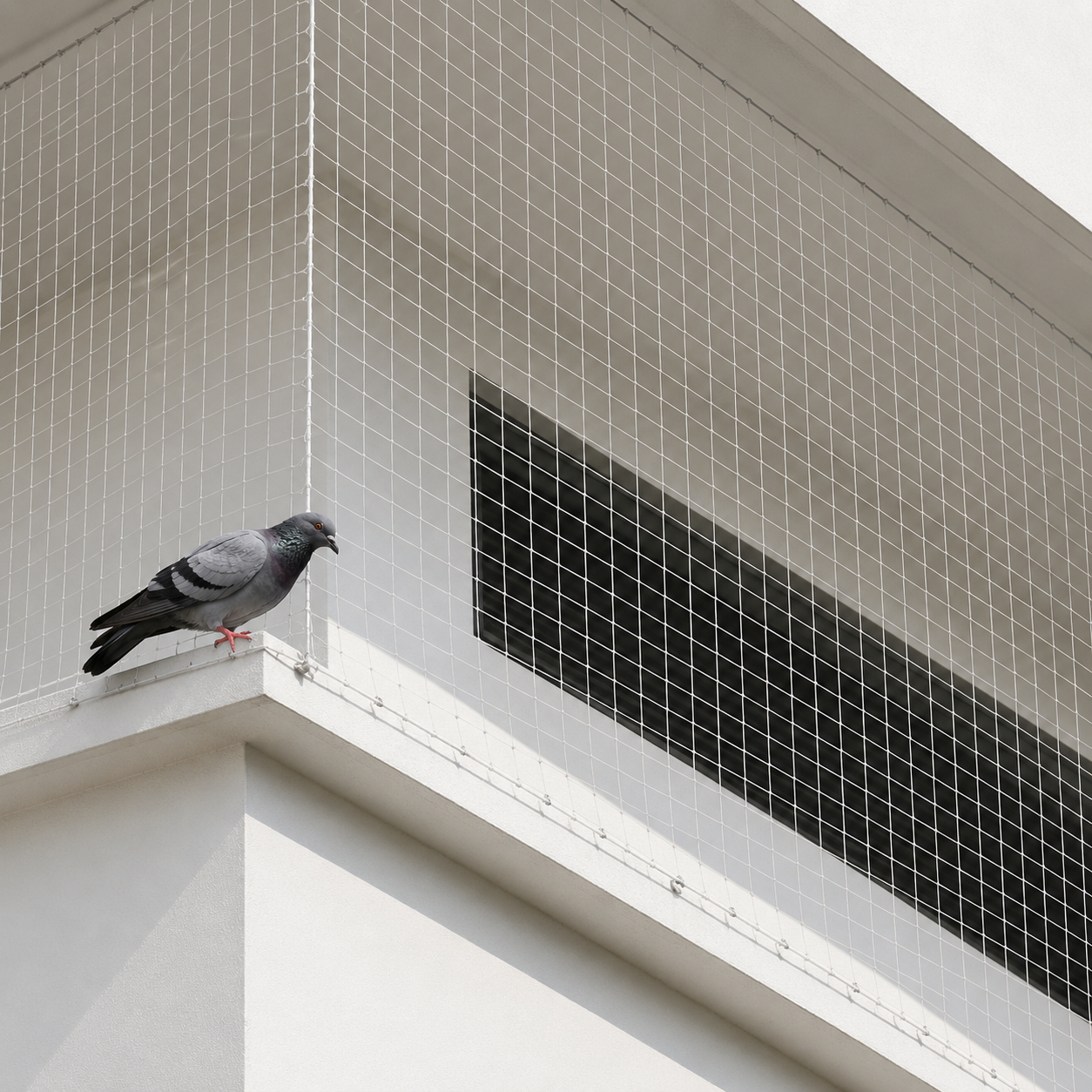 Balcony Pigeon Net Installation